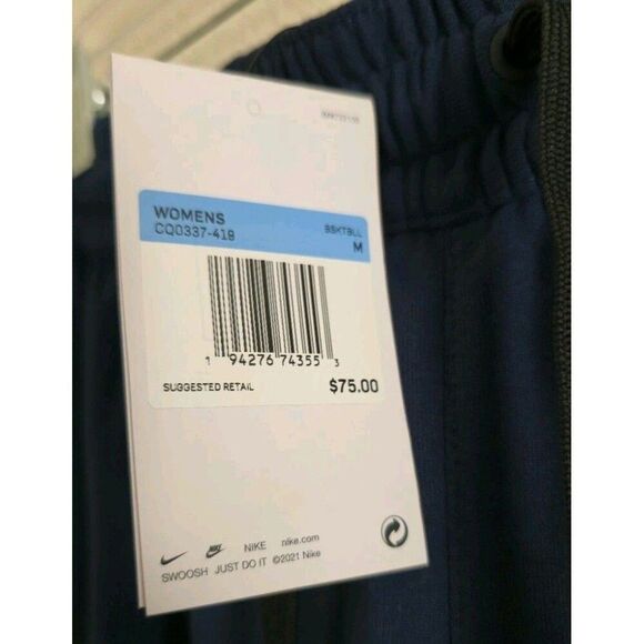 Nike Dri-Fit Basketball Showtime Women’s Size M Jogger Pants CQ0337 Blue Athleti - Picture 6 of 10